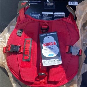 KONG Red Tactical Vest Harness